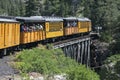 Durango and Silverton Narrow Gauge Railroad featuring Steam Engine Train ride, Colorado, USA Royalty Free Stock Photo