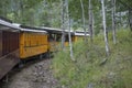 Durango and Silverton Narrow Gauge Railroad Steam Engine Train ride, Durango, Colorado, USA Royalty Free Stock Photo