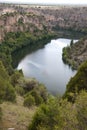 DuratÃ¯Â¿Â½n river gorges, Sepulveda, Spain Royalty Free Stock Photo