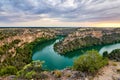 Duraton Canyon in Segovia, Spain Royalty Free Stock Photo