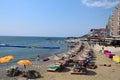 Durazzo city beach in Albania