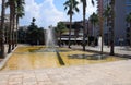 Durazzo town square fountain in Albania