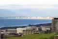 Durban beachfront hotels catching the morning sun. Royalty Free Stock Photo