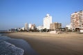 Durban Beachfront with Hotels Lining the Golden Mi Royalty Free Stock Photo