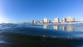 Durban Beachfront Ocean Swimming Water View Royalty Free Stock Photo