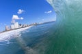 Durban Beachfront Ocean Swimming Wave Surfing Water Photo Royalty Free Stock Photo