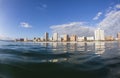 Durban Beachfront Ocean Water Landscape Royalty Free Stock Photo