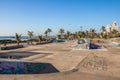 Durban beachfront promenade skatepark Royalty Free Stock Photo