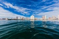 Durban Beachfront Water View Royalty Free Stock Photo