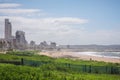 Durban city beachfront Royalty Free Stock Photo