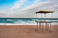 Lifeguard Station on the beach at Umhlanga Rocks Royalty Free Stock Photo