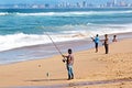 Durban South Africa Fishing on La Lucia Beach