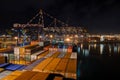 Container terminal in port of Durban Royalty Free Stock Photo