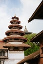 Durbar Square Pagodas, Kathmandu Royalty Free Stock Photo