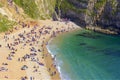 Durdle door - Beautiful beaches of Dorset, UK Royalty Free Stock Photo