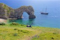 Durdle door - Beautiful beaches of Dorset, UK Royalty Free Stock Photo