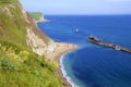 Durdle door - Beautiful beaches of Dorset, UK Royalty Free Stock Photo