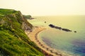 Durdle Door cross beach Royalty Free Stock Photo