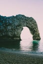 Durdle door, Jurassic coast, Dorset, winter 2016 Royalty Free Stock Photo