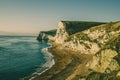 Durdle door, Jurassic coast, Dorset, winter 2016 Royalty Free Stock Photo