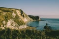 Durdle door, Jurassic coast, Dorset, winter 2016 Royalty Free Stock Photo