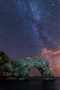 Durdle Door Milky way Royalty Free Stock Photo