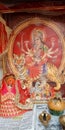 Durga Devi on Navratri festival in India