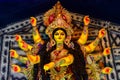 Goddess Durga: Durga Puja is the one of the most famous festival celebrated in West Bengal Royalty Free Stock Photo