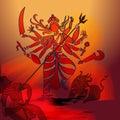 Durga Hindu goddess.