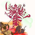 Durga Hindu goddess.