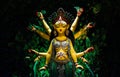 Goddess Durga in Kolkata India Royalty Free Stock Photo