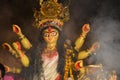 Durga Maa Immersion at Kolkata,West Bengal Royalty Free Stock Photo