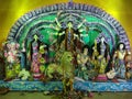 Durga Pandal Dakshin Barasat South 24 Parganas Bengal India