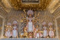 Durga Puja, also called Durgotsava, is an annual Hindu festival in the Indian subcontinent that reveres the goddess Durga Royalty Free Stock Photo