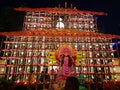 Durga Puja Pandel Decoration in india Royalty Free Stock Photo