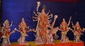 Durga puja, Burma Camp, Dimapur, Nagaland, India. Royalty Free Stock Photo