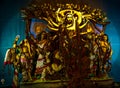 Durga puja Durga pratima made of clay