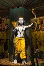 Durga puja festival in calcutta in india-lord ram Royalty Free Stock Photo