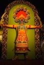 Durga puja festival in calcutta in india-ravana Royalty Free Stock Photo