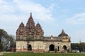 Durga temple front view, Rajnagar palatial complex ruins, Bihar,