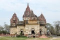 Durga temple , Rajnagar palatial complex ruins, Bihar, Royalty Free Stock Photo