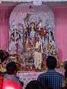 Durga Worship In Delhi (Press Photograph) Royalty Free Stock Photo