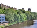 Durham Cathedral and Castle on the River Wear Royalty Free Stock Photo