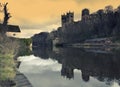 Durham Cathedral and River Wear Royalty Free Stock Photo