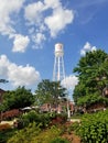 Durham, NC - USA - 6-25-2023: American Tobacco complex in downtown Durham, which includes restuarants and businesses in renovated