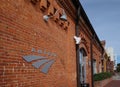 DURHAM,NC/USA - 10-23-2018: The Amtrak train station near downtown Durham, NC Royalty Free Stock Photo