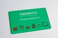 Plastic Sainsbury`s Everyday shopping Card, gift card