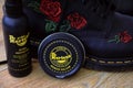 Branded Dr Martens shoe care protector kit. Leather wax and all weather protection spray.