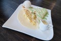 Durian crepe