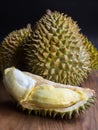 Durian is famous tropical fruit in Thailand Royalty Free Stock Photo